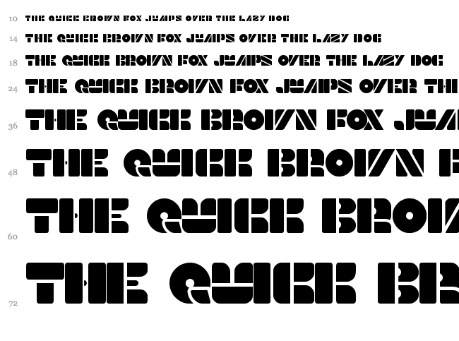 Science Channel font waterfall